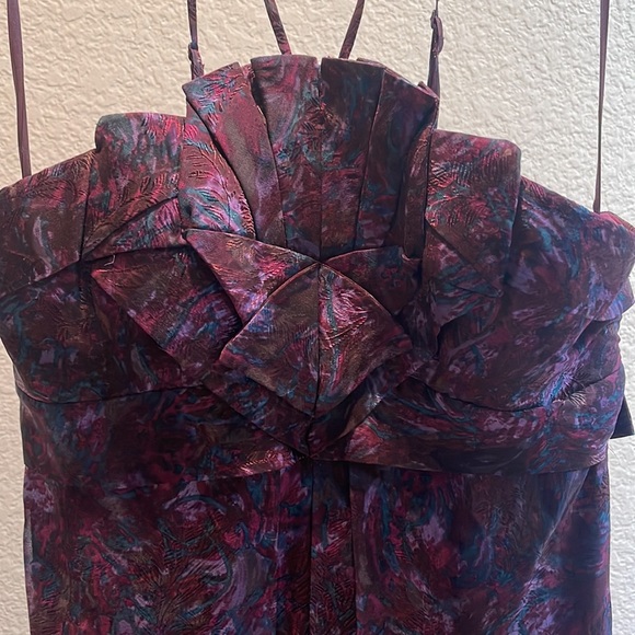 Vintage Max Azria Silk Formal Dress - Picture 3 of 9